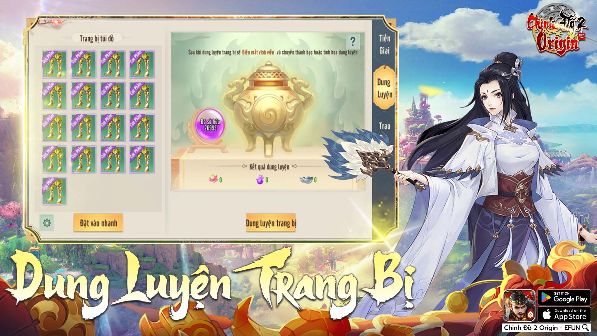 Dung Luyện Trang bị Nhận Tinh Hoa